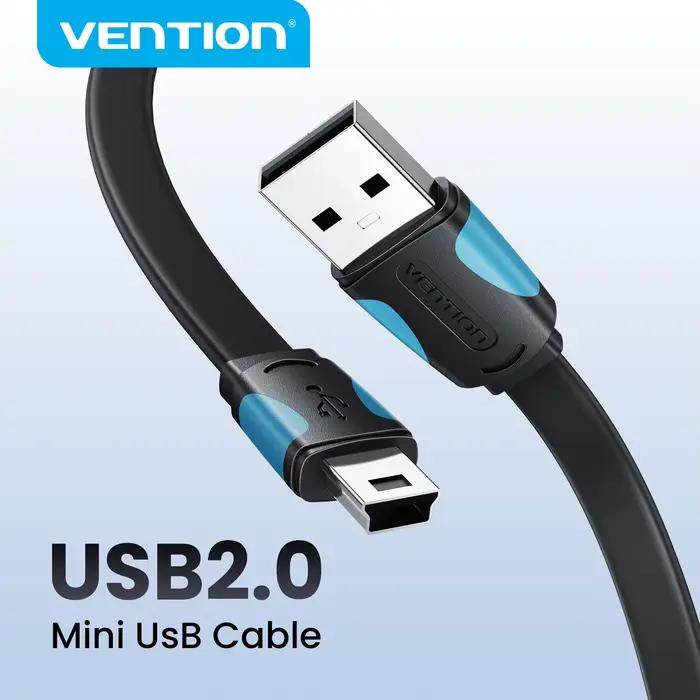 Vention – câble Mini USB 2.0 pour chargement rapide et transfert de données