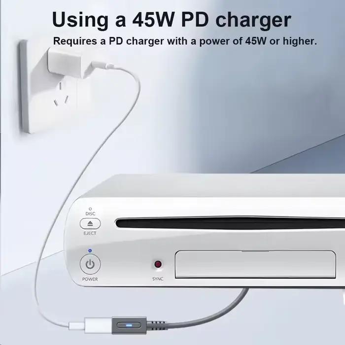 Câble adaptateur d'alimentation USB-C pour Wii U
