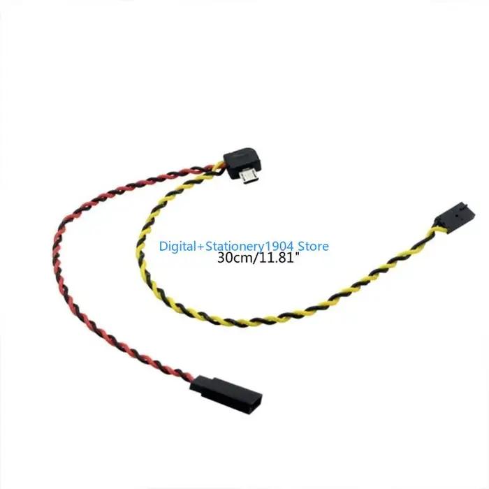 Câble FPV Micro USB vers AV pour caméras SJ4000 SJ5000 SJ6000 capture vidéo drone flux en temps réel occasions de vol