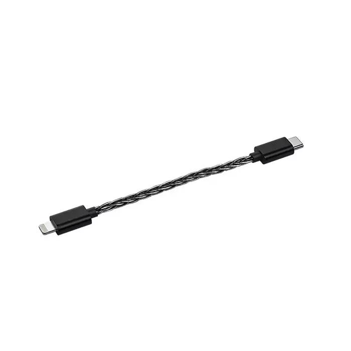 Câble de données FiiO LT-LT2 LT-LT3 LT-LT4 LT vers type-c pour appareils iOS avec USB-C DAC/AMP 10 cm 20 cm 50 cm augmentation qualité sonore musique MP3 MP4 connectivité mobile
