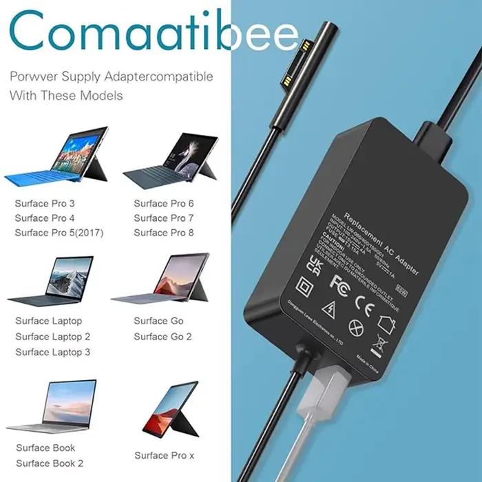 Chargeur pour ordinateur portable Surface Pro