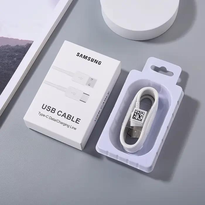 Câble USB d'origine SAMSUNG 1.2M 15W 25W Transmission de ligne de données de charge rapide pour Galaxy S8 S9 S10 S22 S23 S24 FE S25 Ultra