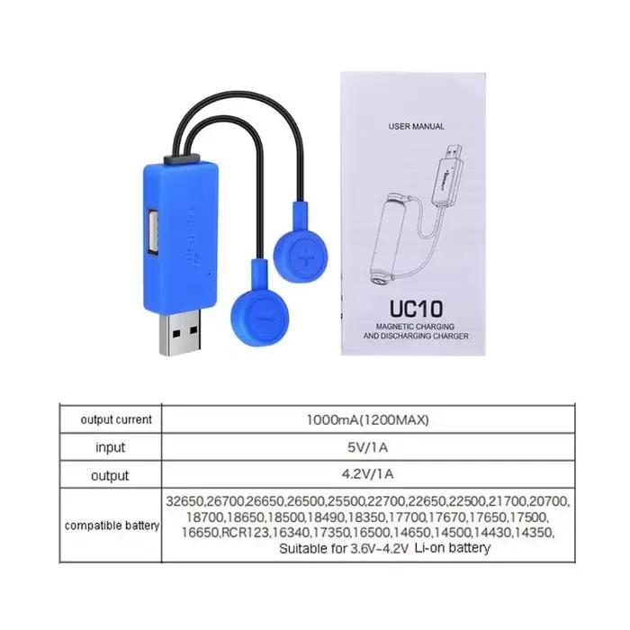 Chargeur USB universel pour piles rechargeables AA AAA 18650 Eddie ion