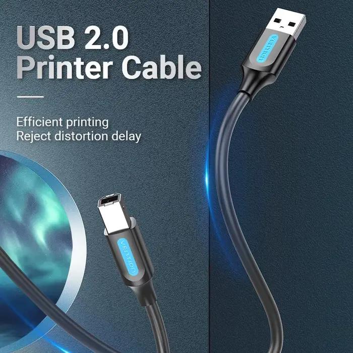 Vention USB câble d'imprimante USB 3.0 2.0 Type A mâle à B