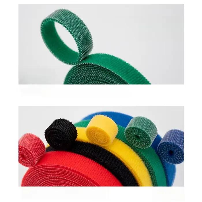 Attache-câble Velcro, organisateur de câbles de données, serre-câble auto-adhésif pour la gestion des fils