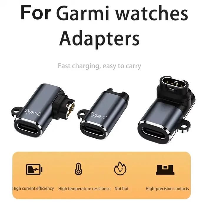 Câble de chargement USB Type C Garmin pour Fenix 7 7S 7X 6 6S 6X Forerunner 255 955 945 745-adaptateur de chargeur IOS chargeurs de montre