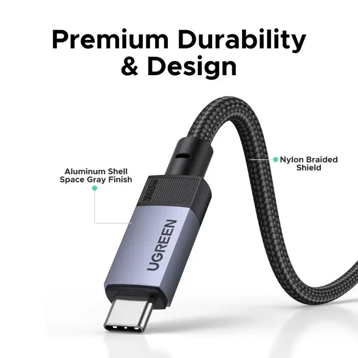 Câble UGREEN USB4 Type C vers Type C PD240W