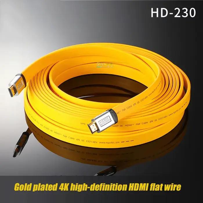 Câble HDMI 2.0 4K 60Hz HDR10 18 Gbps Connecteur plaqué or Tressé en nylon 5-10 m pour TV 8K/PS5/Cinéma maison ARC/eARC