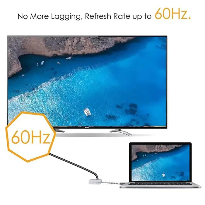 Adaptateur de câble USB C vers HDMI 4K 60/30Hz