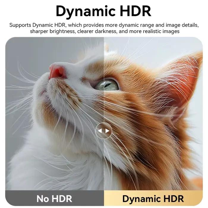 Câble 8K type-c vers DisplayPort bidirectionnel/unidirectionnel 8K @ 60Hz 4K @ 120Hz pour connexion de moniteur d'ordinateur portable PC de jeu