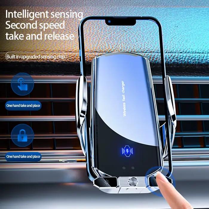 Qi sans fil 100W chargeur rapide support de voiture