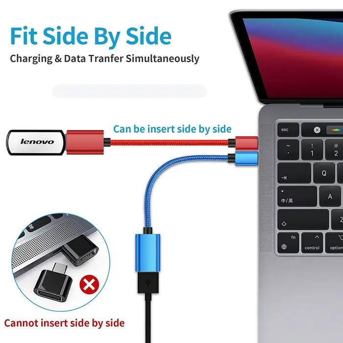 Câble adaptateur USB OTG USB 3.0 Type C mâle vers USB A femelle