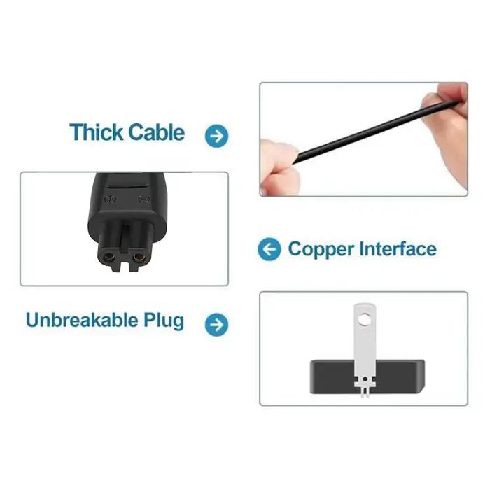 Chargeur adaptateur secteur 5V 1A pour tondeuse à barbe et rasoir