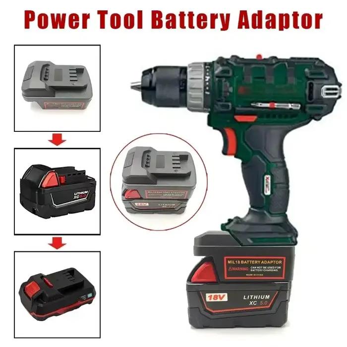Adaptateur de batterie pour outils électriques Parkside 20V