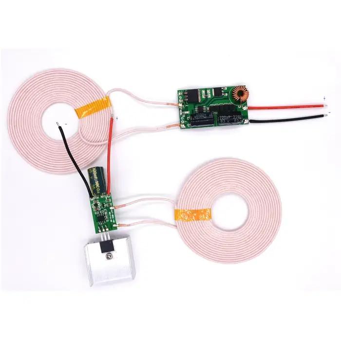 Module d'alimentation sans fil haute puissance DC 12V 3A, chargeur à distance, bobine d'induction, récepteur 24V, émetteur + récepteur
