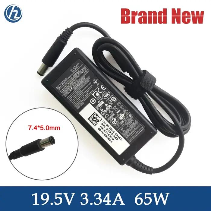Adaptateur de 65W pour Dell Latitude E4200 E4300 2110 2120 D810 D820 D830 E7440 E7450 chargeur secteur 19.5V 3.34A pour ordinateurs portables Dell occasions spéciales