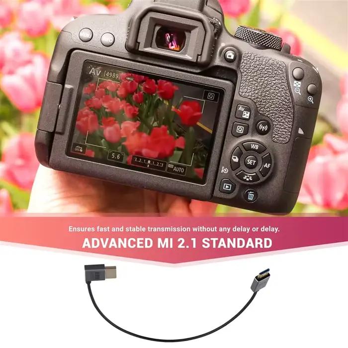 Caméra numérique Mini-câble Compatible 8K 60Hz ligne