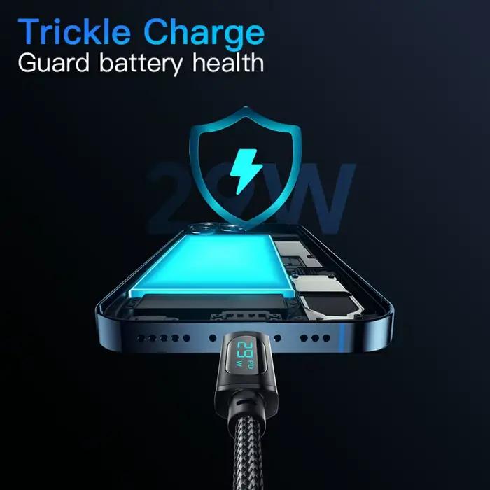 Essager – câble USB de Type C pour recharge rapide