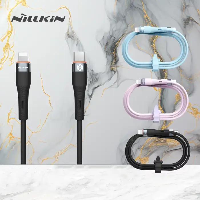 Nillkin-Câble de charge rapide en silicone liquide