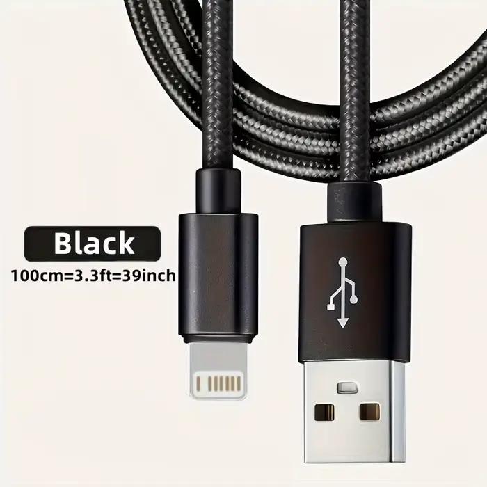 Câble de chargeur USB en tissu Nylon