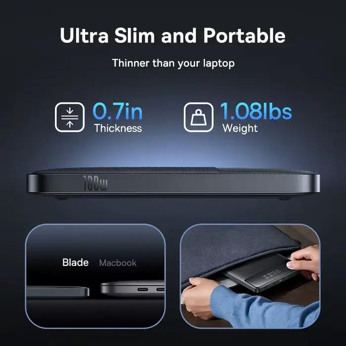Baseus 100W batterie externe 20000mAh capacité PD charge rapide chargeur