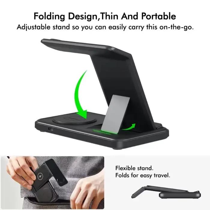 Chargeur sans fil 3 en 1 pour iPhone 17~12