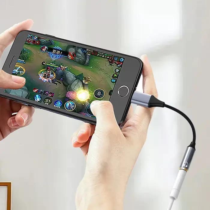 Câble Audio 0.5m/1m/2m/3m pour Lightning à Jack 3 5mm