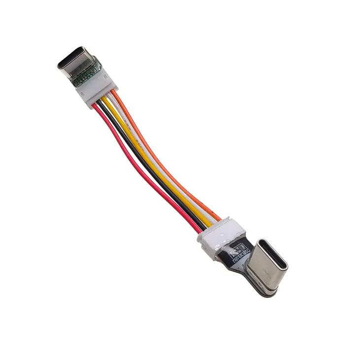 Câble 28AWG Type-C mâle à femelle et mâle à mâle avec plusieurs configurations et couleurs pour bureau et cadeaux d'occasion spéciale