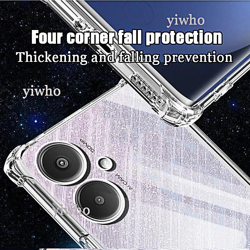 Coque de téléphone transparente pour Redmi 13c 5G, coque arrière sur Redmi 12 13 c 5G 4G 10A 10C 9A,