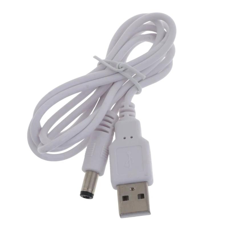 Câble de charge USB durable, prise d'alimentation, DC 5V, 5.5x2.5mm, USB2.0, 1m, 2M3M