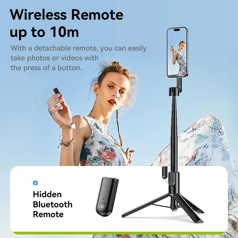 Ulanzi MG-003 Pro trépied de perche à Selfie de téléphone magnétique 1.36m trépied de Selfie extensi