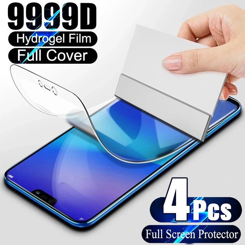 Film hydrogel à couverture complète, protecteur d'écran pour Huawei P30, P20, P40 Lite, P50 Pro, Mat