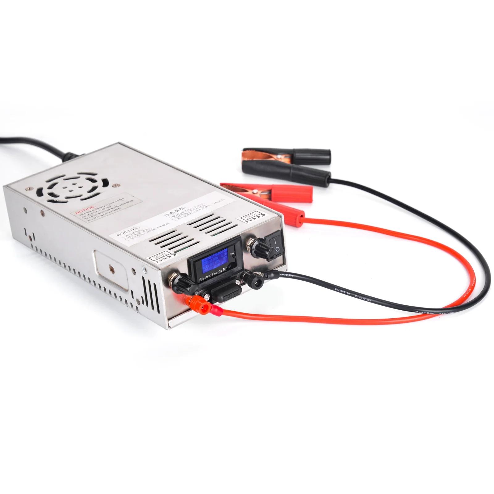 Chargeur de batterie à tension réglable 12V 24V 36V 0-45V 14A 0-90V 7A, chargeur de batterie RV à so