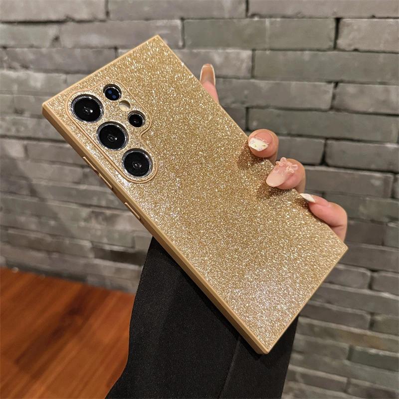 Étui de luxe brillant à paillettes, résistant aux chocs, mat, pour Samsung Galaxy S25 S24 S23 S22 Ul