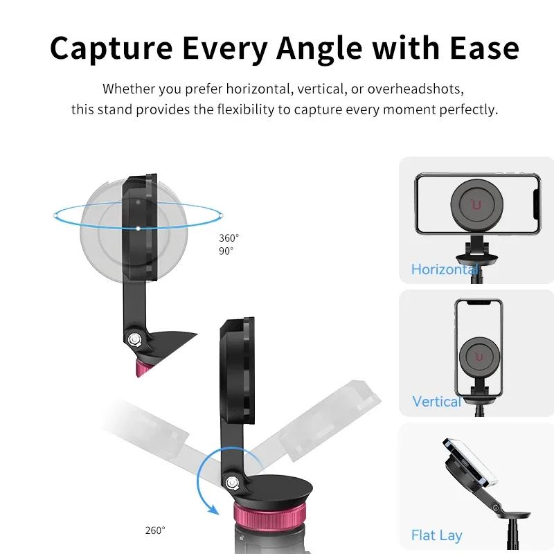 Ulanzi MT-84 1.53M Magsafe Selfie bâton trépied support Bluetooth télécommande téléphone Extension t