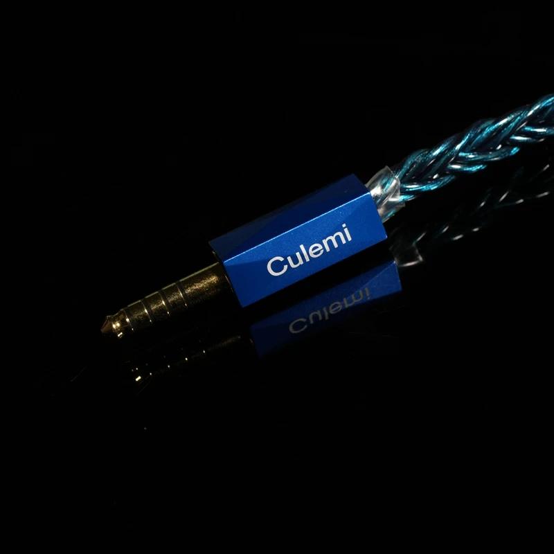 Câble IEM Culemi-03 avec 2.5/3.5/4.4 Balanced MMCX/2PIN/Dual/IE900 pour Delci Explorer DaVinci Himal